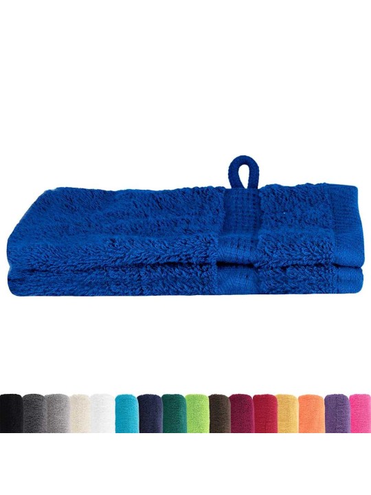 Mazgājamie dvieļi 2 pcs zila kokvilna