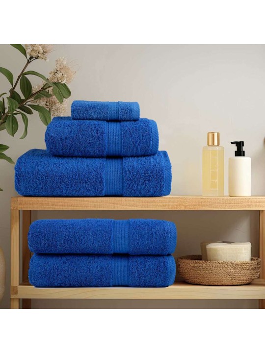 Mazgājamie dvieļi 4 pcs zila kokvilna