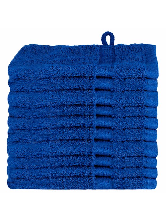Mazgājamie dvieļi 10 pcs zila kokvilna
