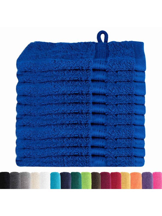 Mazgājamie dvieļi 10 pcs zila kokvilna