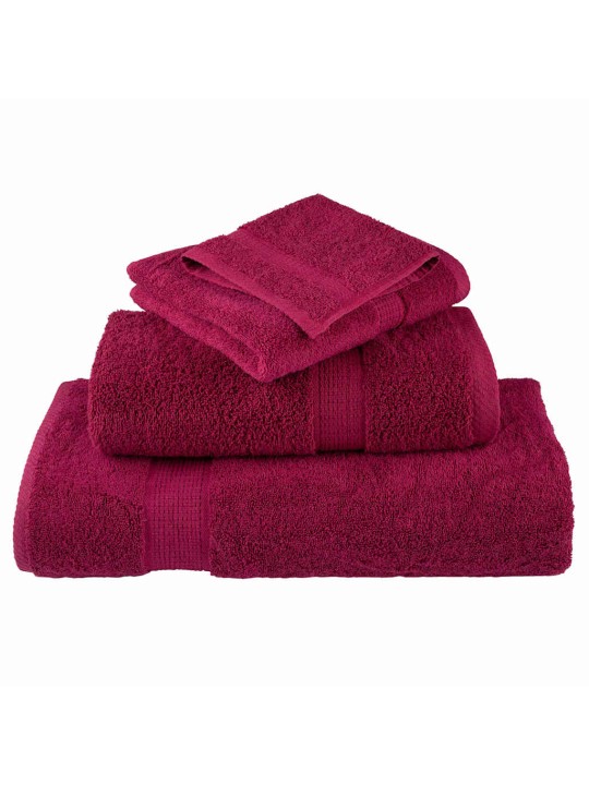 Mazgājamie dvieļi 4 pcs bordo kokvilna