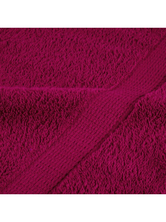 Vannas dvieļi solund, 4 gab., vīnsarkani, 100x150 cm, 600 gsm