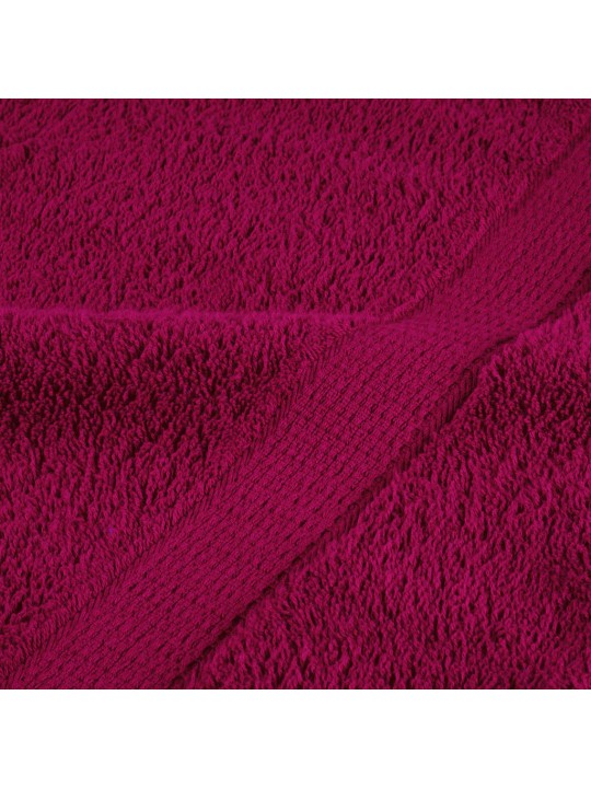 Vannas dvieļi solund, 10 gab., vīnsarkani, 100x150 cm, 600 gsm