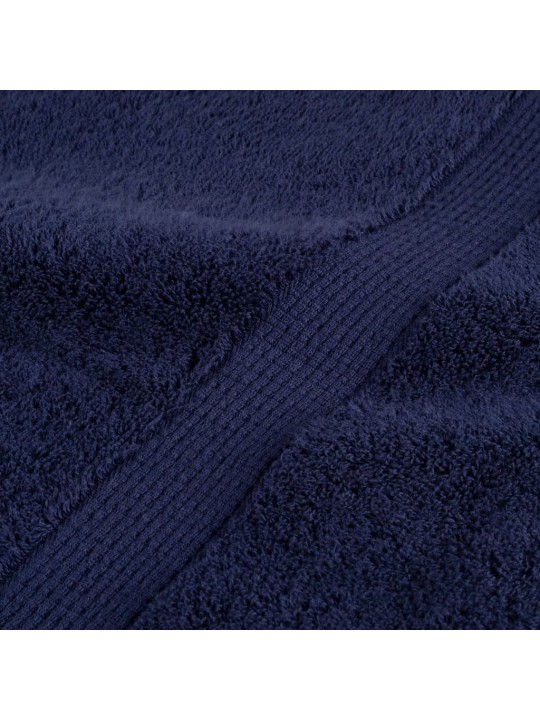 Vannas dvieļi solund, 10 gab., tumši zili, 100x150 cm, 600 gsm