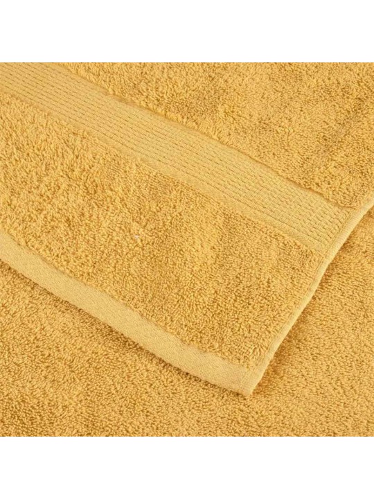 Mazgājamie dvieļi 2 pcs zelts kokvilna