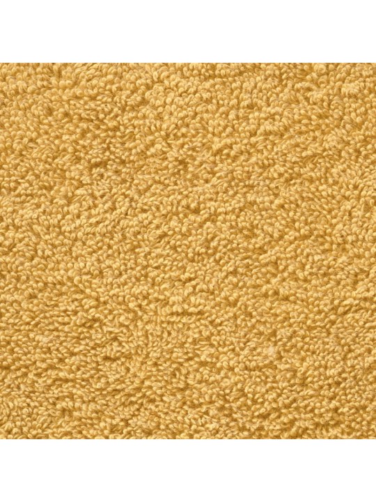 Vannas dvieļi solund, 10 gab., zelta krāsā, 100x150 cm, 600 gsm