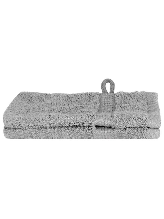 Mazgājamie dvieļi 2 pcs pelēka kokvilna