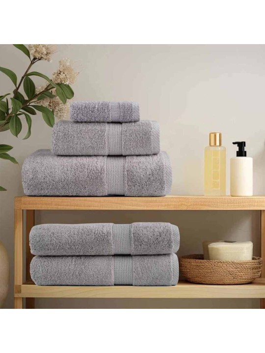 Mazgājamie dvieļi 4 pcs pelēka kokvilna