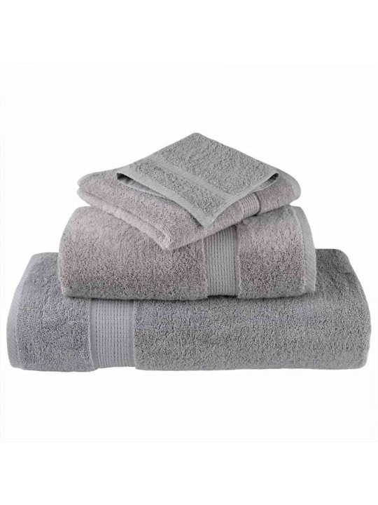 Mazgājamie dvieļi 4 pcs pelēka kokvilna
