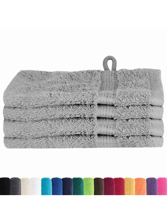 Mazgājamie dvieļi 4 pcs pelēka kokvilna