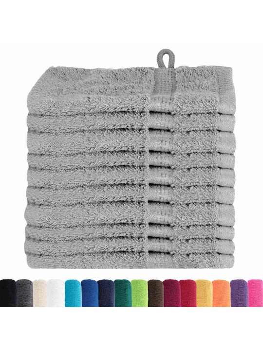 Mazgājamie dvieļi 10 pcs pelēka kokvilna