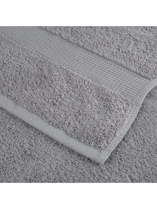 Roku dvieļi solund, 10 gab., pelēki, 50x100 cm, 600 gsm