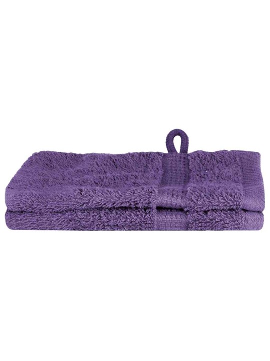 Mazgājamie dvieļi 2 pcs violeta kokvilna