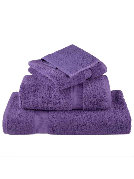 Mazgājamie dvieļi 4 pcs violeta kokvilna