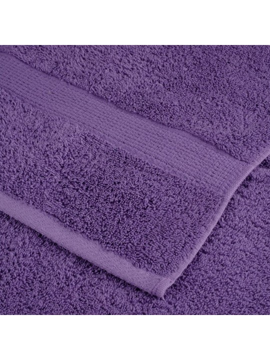 Pirts dvieļi solund, 4 gab., violeti, 80x200 cm, 600 gsm