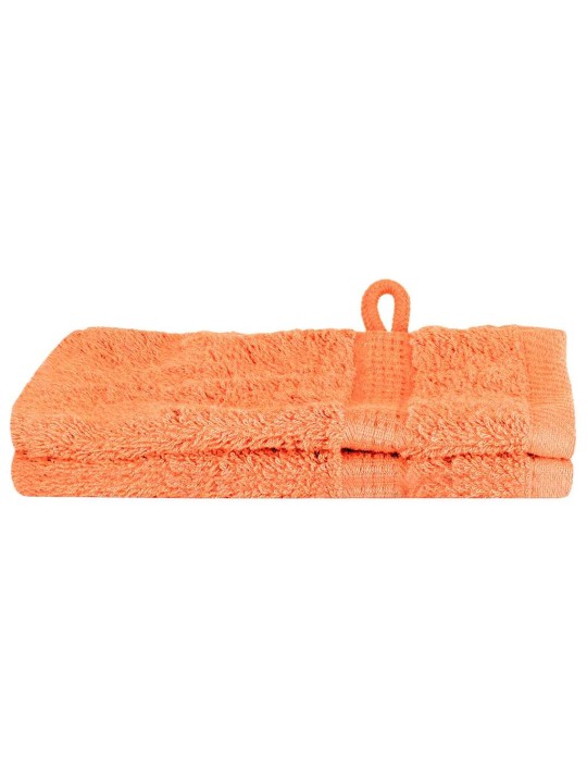 Mazgājamie dvieļi 2 pcs oranža kokvilna
