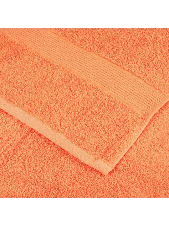Mazgājamie dvieļi 4 pcs oranža kokvilna
