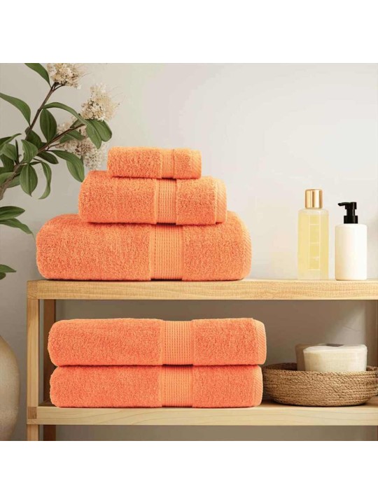 Mazgājamie dvieļi 4 pcs oranža kokvilna