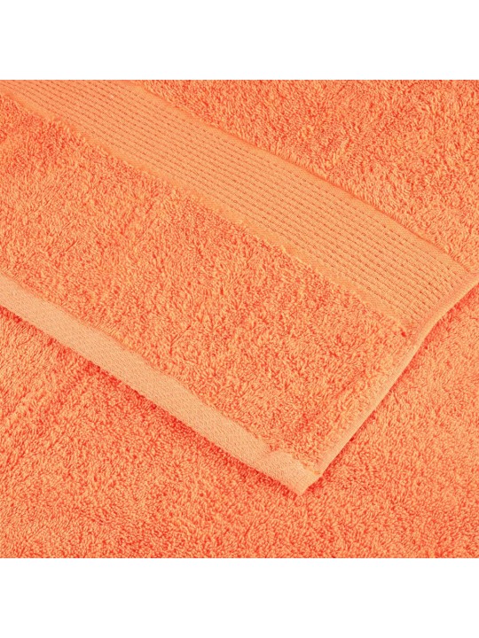 Dvieļi solund, 10 gab., oranži, 100x200 cm, 600 gsm