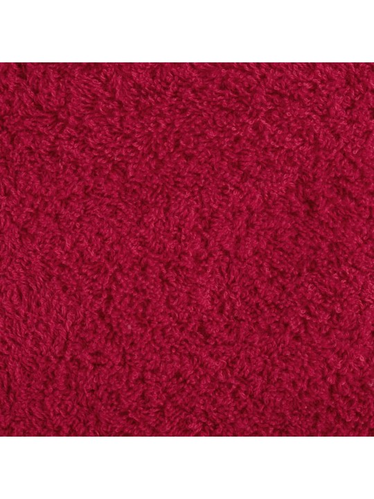 Dušas dvieļi solund, 10 gab., sarkani, 70x140 cm, 600 gsm