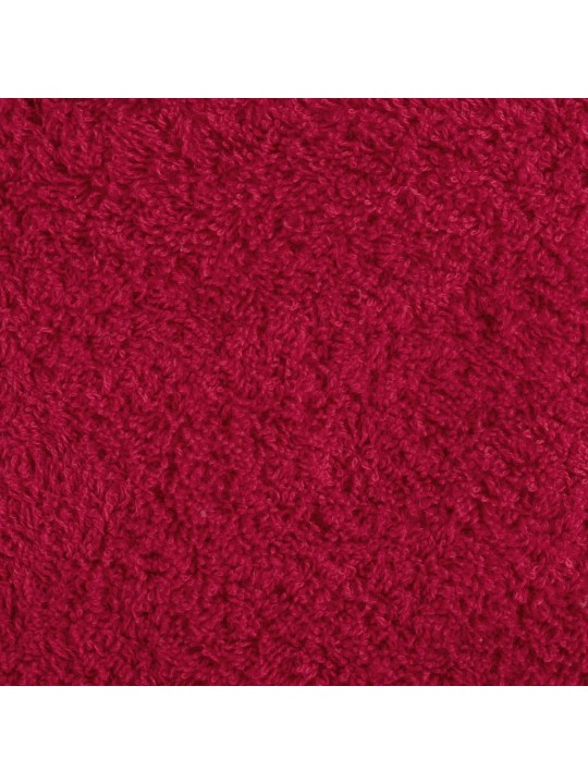 Pirts dvieļi solund, 4 gab., sarkani, 80x200 cm, 600 gsm