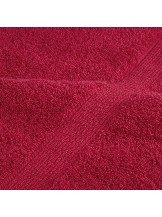 Dvieļi solund, 10 gab., sarkani, 100x200 cm, 600 gsm
