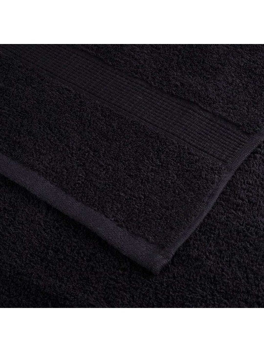 Mazgājamie dvieļi 2 pcs melna kokvilna