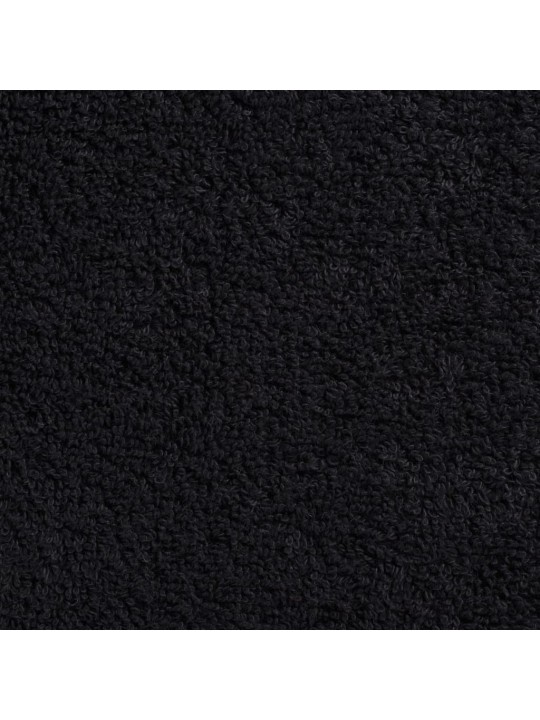 Dušas dvieļi solund, 4 gab., melni, 70x140 cm, 600 gsm