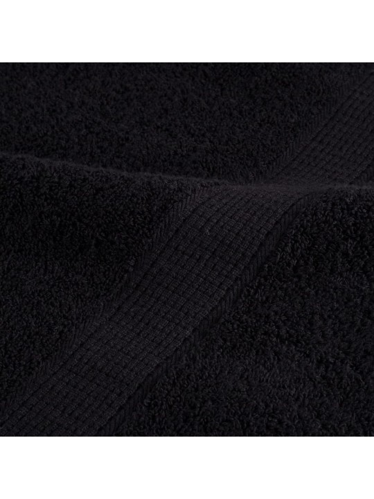 Dušas dvieļi solund, 4 gab., melni, 70x140 cm, 600 gsm