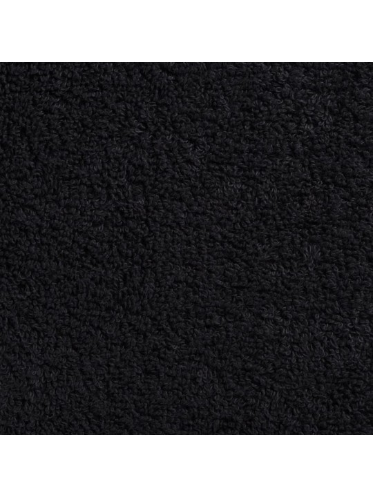 Dušas dvieļi solund, 10 gab., melni, 70x140 cm, 600 gsm