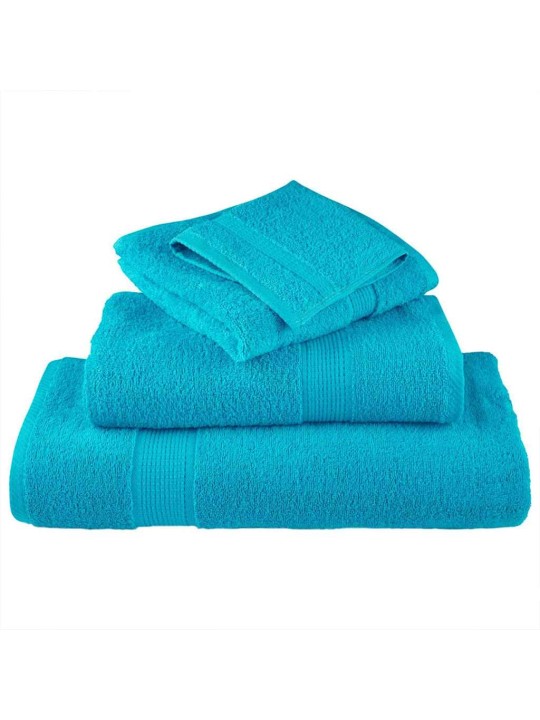 Mazgājamie dvieļi 2 pcs tirkīzzila kokvilna