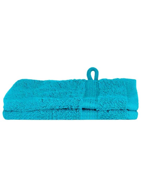 Mazgājamie dvieļi 2 pcs tirkīzzila kokvilna