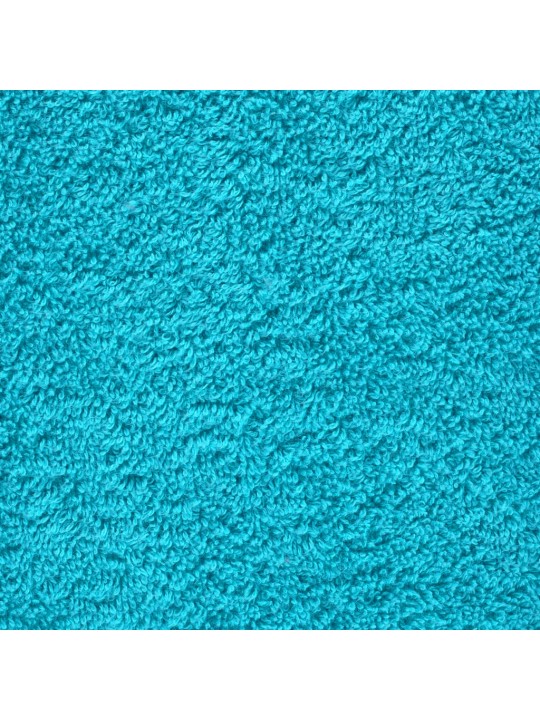 Dvieļi solund, 4 gab., tirkīzzili, 100x200 cm, 600 gsm