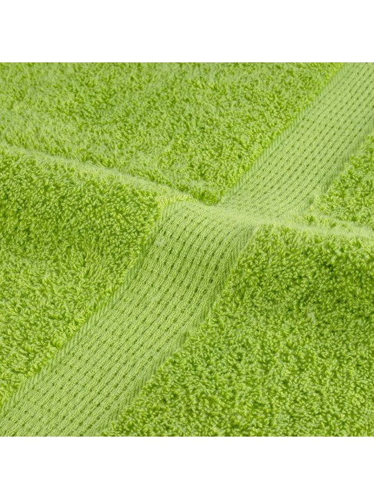 Pirts dvieļi solund, 4 gab., dzeltenzaļi, 80x200 cm, 600 gsm