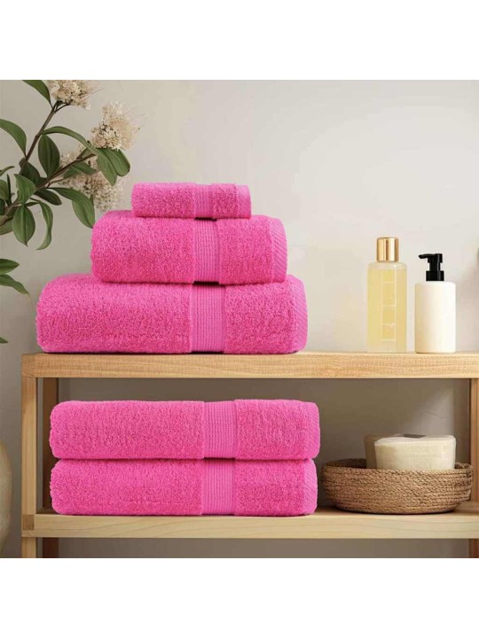 Mazgājamie dvieļi 2 pcs rozā kokvilna