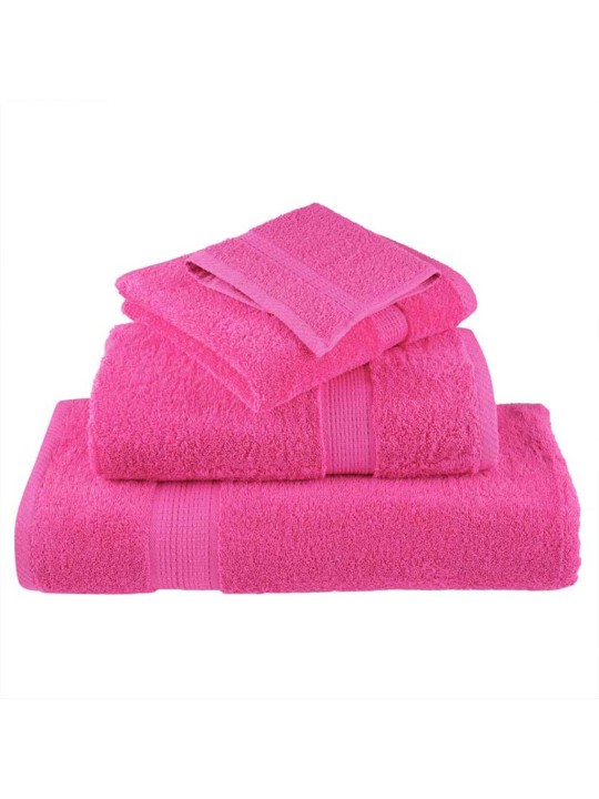 Mazgājamie dvieļi 2 pcs rozā kokvilna
