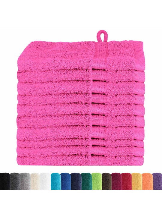Mazgājamie dvieļi 10 pcs rozā kokvilna