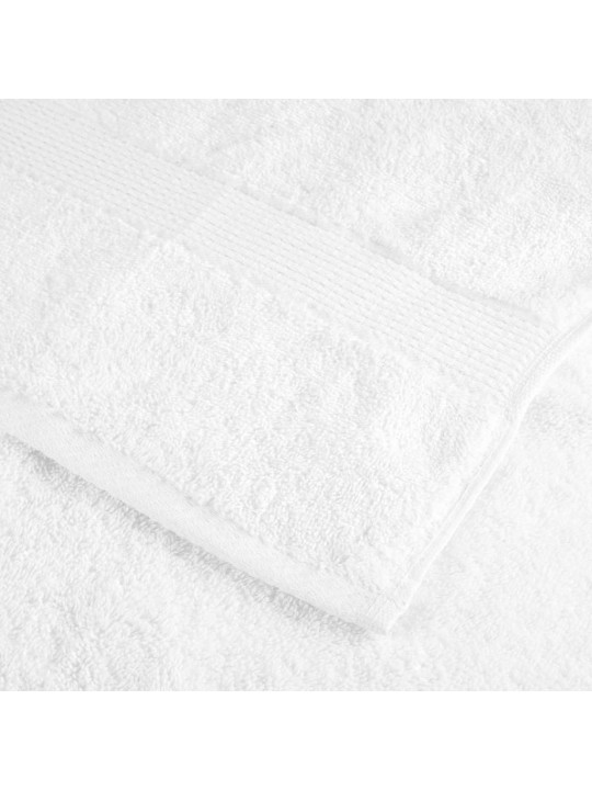 Dvieļu komplekts solund, 12 gab., balti, 600 gsm