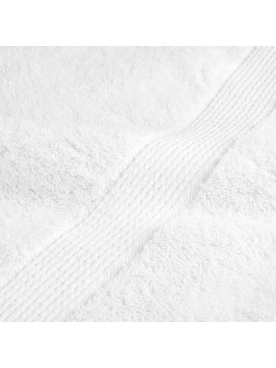 Dvieļu komplekts solund, 12 gab., balti, 600 gsm