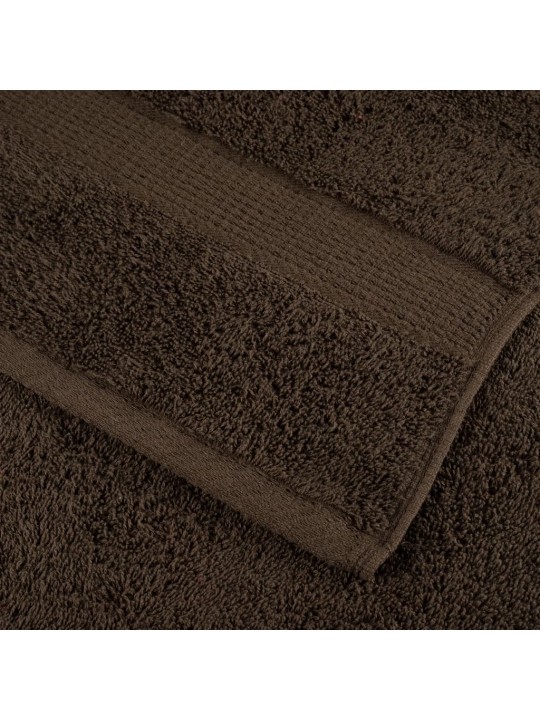 Dvieļu komplekts solund, 12 gab., brūni, 600 gsm