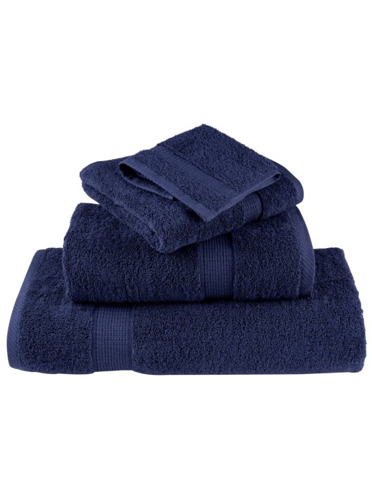 Dvieļu komplekts solund, 12 gab., tumši zili, 600 gsm