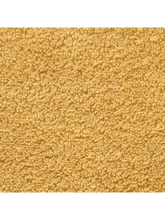 Dvieļu komplekts solund, 12 gab., zelta krāsā, 600 gsm