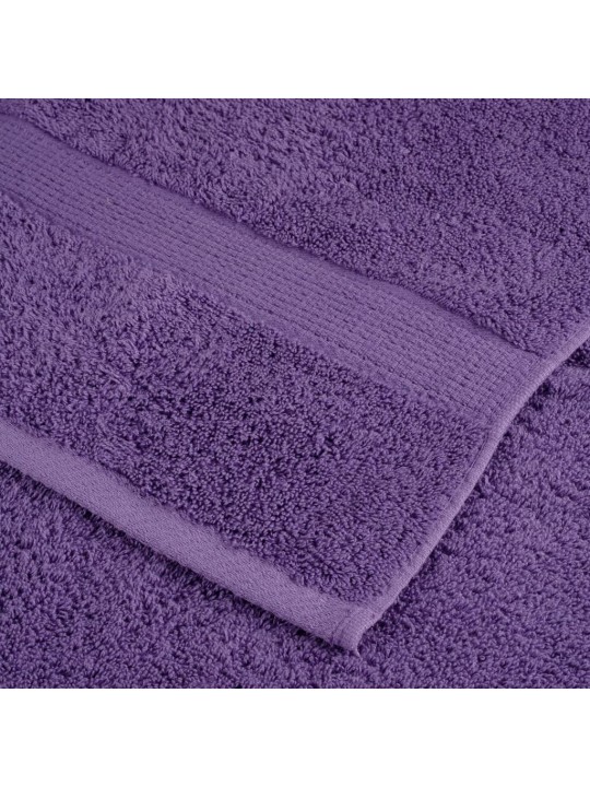 Dvieļu komplekts solund, 12 gab., violeti, 600 gsm
