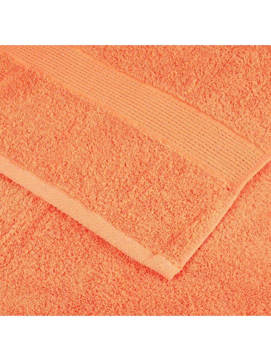 Dvieļu komplekts solund, 12 gab., oranži, 600 gsm