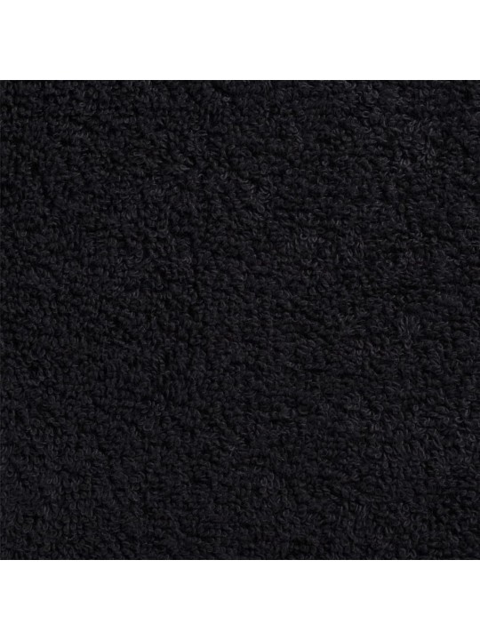 Dvieļu komplekts solund, 12 gab., melni, 600 gsm