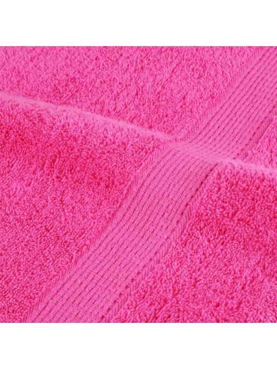 Dvieļu komplekts solund, 12 gab., rozā, 600 gsm