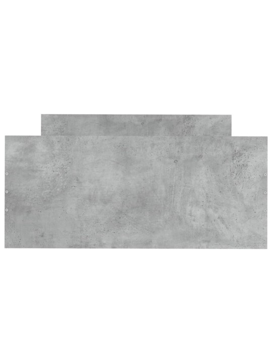 Gultas rāmis, betona pelēks, 90x200 cm, inženierijas koks