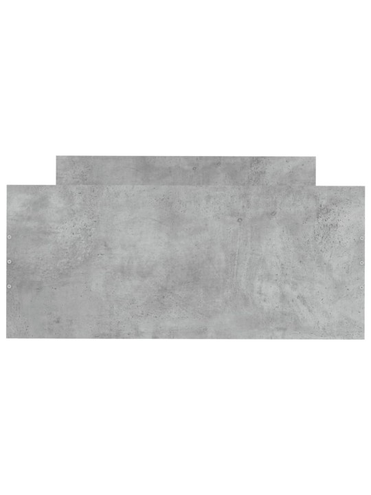 Gultas rāmis, betona pelēks, 100x200 cm, inženierijas koks