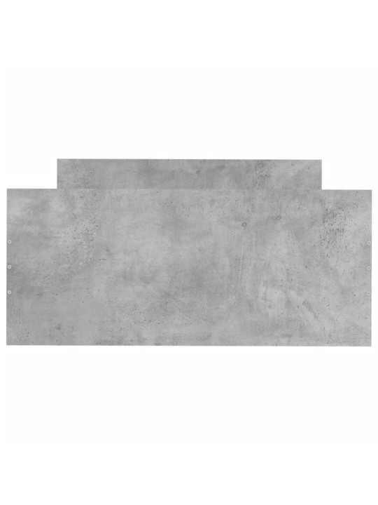 Gultas rāmis, betona pelēks, 90x190 cm, inženierijas koks
