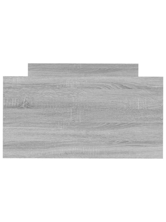 Gultas rāmis, pelēka ozolkoka, 75x190 cm, inženierijas koks